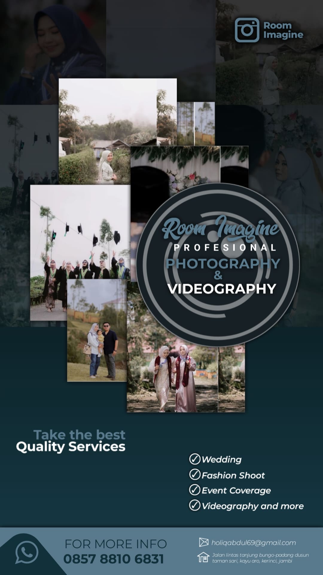 Portofolio & Promo Layanan: Profesional Photography & Videography - Room Imagine